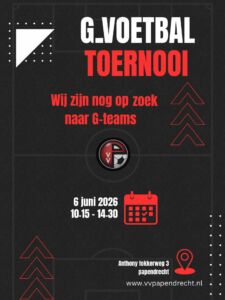 Teams gezocht voor G-toernooi op 6 juni