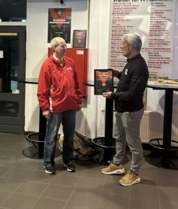 Certificaat van Waardering voor Jan Willem de Man (links op de foto)