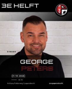 Zaterdag 31 oktober derde helft met George Peters