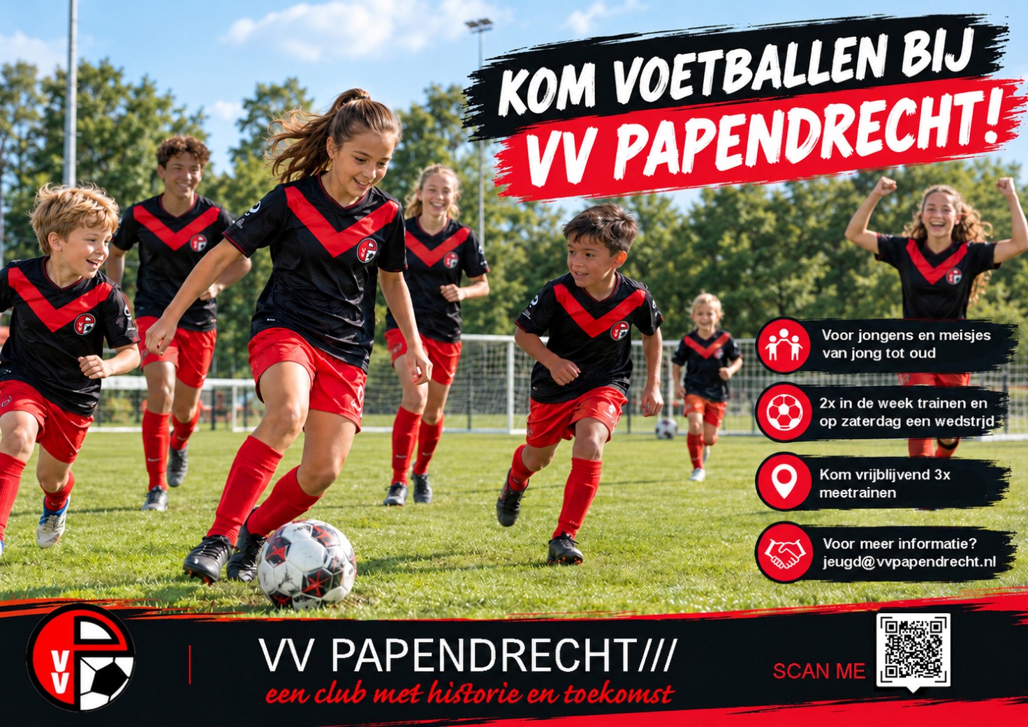 Ledenwerving kom voetballen bij VV Papendrecht 09-2026
